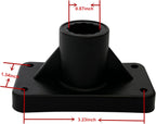 Adjustable Rotatable Plastic Fishing Rod 3 Mount Rack Holder Bracket Boat Canoeing Rowing Mount Kit Kayak Side Rod Holder