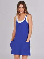 Women 2023 Summer Sleeveless Mini Dress Casual Short Sundress Workout Tennis Athletic Onesie with Pockets