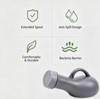 Urinal Bottle Urinals for Men 800ML Plastic Pee Bottle Portable Male Urinals with Spill Proof Lid for Travel Emergency and Hospital