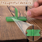 8 Pcs ABS Deck Spacer Tool,4 Thicknesses Deck Board Spacers(1/16", 1/8", 3/16", 1/4"),Deck Spacers Assorted for Pressure Treated Composite Decking