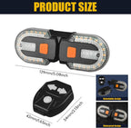 Bike Turn Signals Waterproof Remote Control 5 Mode Bike Tail Light with Right & Left Light 600mAh 30lm USB Rechargeable Yellow & Red LED Rear Bike Light for Night Riding Bike Brake Light