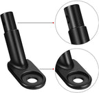 12mm Heavy Duty Steel Trailer Hitch Coupler with Safety Locking Pin for Kids and Pets, Fits QR and Solid Axles, Easy Installation, and Secure Bicycle Connector