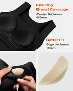 Womens U Neck Shapewear Built-in Bra Tank High Strechy Sleeveless Slim Fit Tops Camisole Workout Tops
