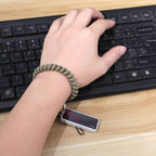 6PCS Stretchable Wristband Wristlet Keychain Wrist Key Chain Wristlet,Spring Flexible Spiral Wrist Coil Wrist Key Holder Key Ring for Sauna Gym Pool ID Badge and Outdoor Sports