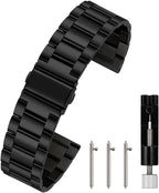 Quick Release Watch Strap,16mm 18mm 20mm 22mm 24mm Premium Solid Stainless Steel Watch Band Replacement