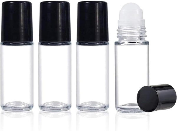 Glass Essential Oil Roller Bottles (4PCS 30ml)