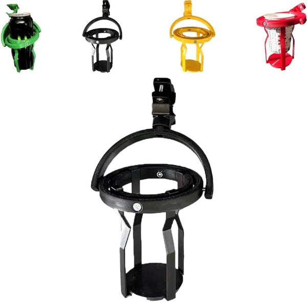 Gyroscopic Cup Holder, Self-Leveling Cup Holder for Motorcycles, Anti-Spill Drink Holder Auto, Balancing Beverage Holder Heavy, Djustable Clip on Hanging Cup Holder for Trucks, Boats, Bicycles(Black)