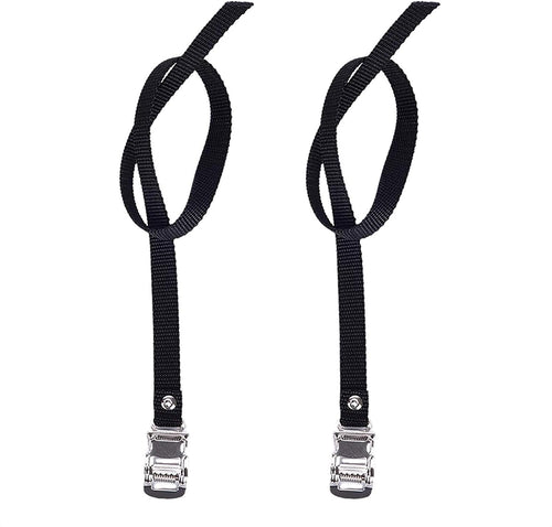 1 Pair Bikes Pedal Toe Straps Universal Replacement Foot Pedal Straps for Excersise Stationary Bike/Bicycle