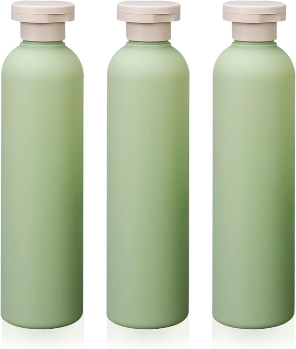 Flip Top Squeeze Bottles Green (3PCS 8.8oz)