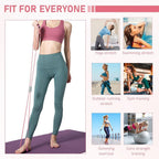 Resistance Bands with Handles, Arm Figure 8 Resistance Band, Pull Rope for Full,Body Workouts, Stretching Expand Bands for Back and Shoulder, Chest Expander, Fitness Elastic Bands for Women Men