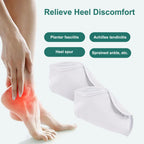 2pcs Castor Oil Pack Wrap for Ankle, Adjustable Ankle Castor Oil Wrap for Plantar Fasciitis Relief, Reusable Plantar Fasciitis Brace Castor Oil Compress for Men & Women, White