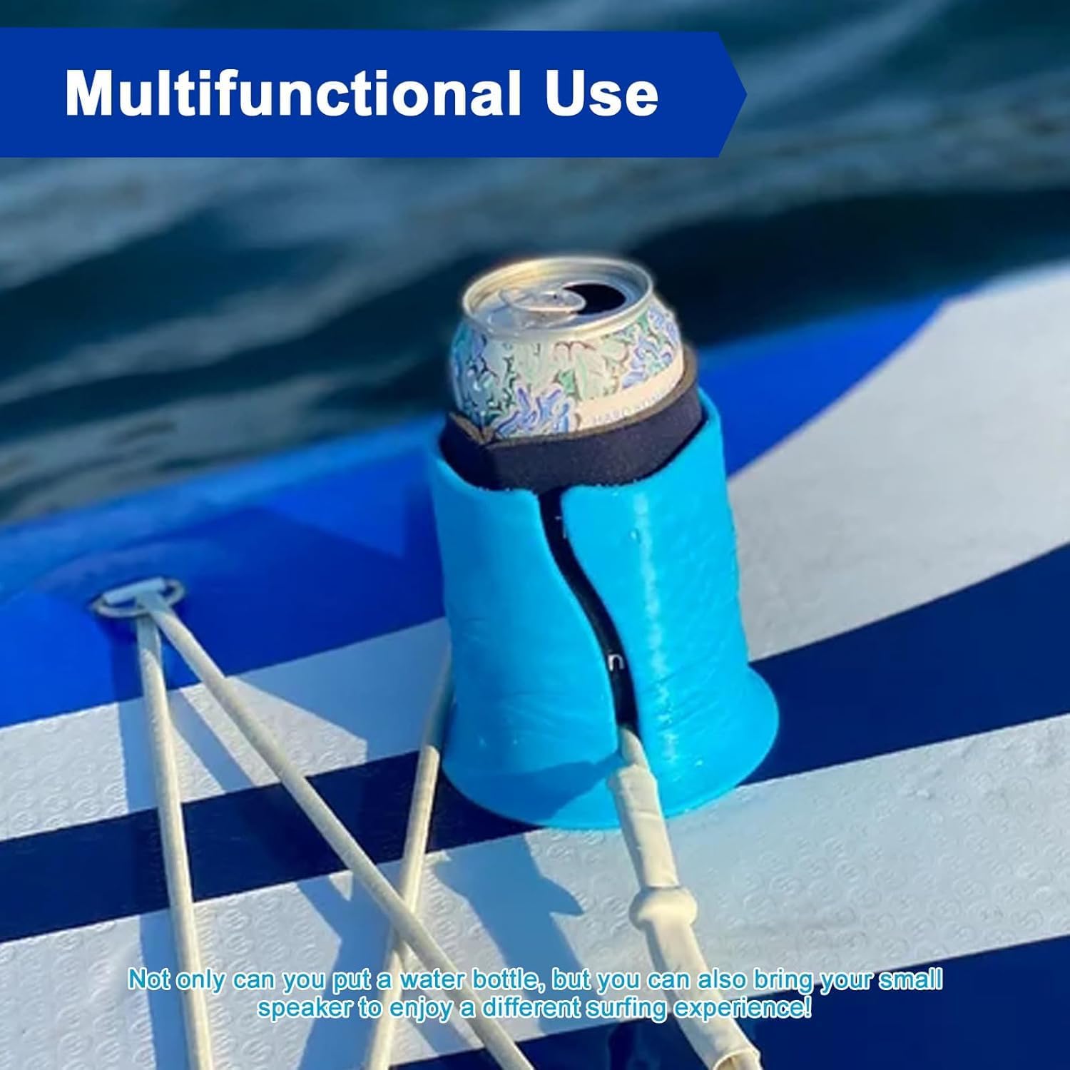 Paddle Board Drink Holder,Kayak Drink Holder,SUP Paddle Board Cup Holder,Fishing Tool and Lures Storage, Kayak Water Bottle Holder,Fit Most Large-Sized Cups (2pcs)