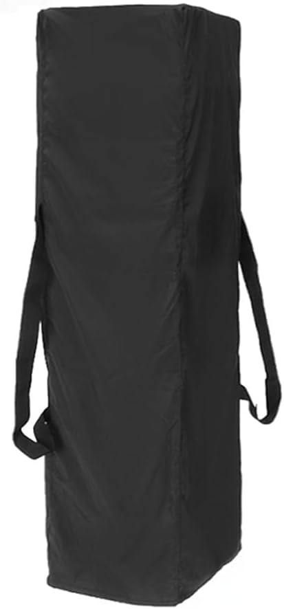 Canopy Tent Storage Bag Waterproof UV Resistant 55 Inch Extra Large Duffel Bag for Travel Camping Sports Equipment Storage, Outdoor Tent Replacement Storage Bag for Courtyard Backyard Garden Black