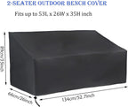 Patio Sofa Cover,Waterproof Patio Furniture Cover,Sofa Cover,Outdoor Sofa Cover,UV Proof,Fast Fading,Durable And Waterproof Patio Furniture Cover,For 2-Seater Outdoor Sofa