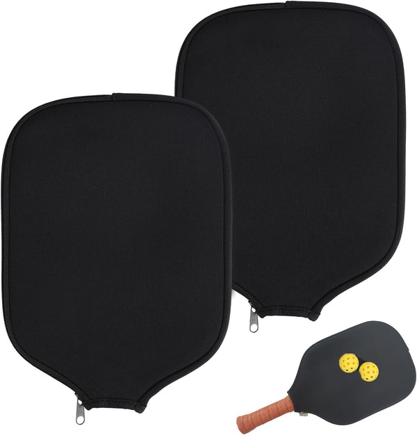2pcs Neoprene Paddle Racquet Cover for Pickleball - 8.6 x 12.2 Inch