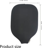 2pcs Racquet Cover for Pickleball, 8.6 x 12.2 Inch Neoprene Paddle Cover for Pickleball Racket Sleeve Storage Bag Compatible for Most USAPA Standard and Elongated Pickball Paddles