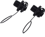 2Pcs Inflatable Boat Valve, Spiral Air Plug for Kayak, Raft, Air Mattress - Replacement Screw Boston Valve for Rubber Dinghy, Pool Airbeds