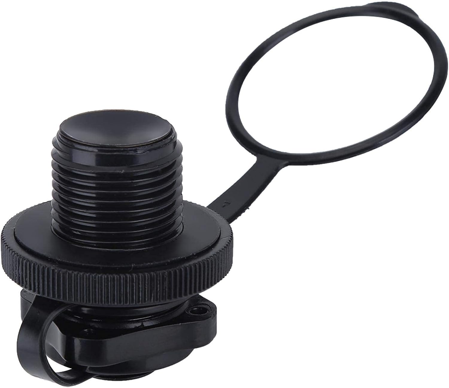 2Pcs Inflatable Boat Valve, Spiral Air Plug for Kayak, Raft, Air Mattress - Replacement Screw Boston Valve for Rubber Dinghy, Pool Airbeds