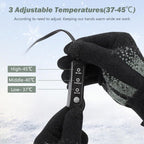 USB Heated Gloves, Winter Warm Heated Gloves Touchscreen Gloves Hand Warmers Work Gloves Unisex Washable Knitting Glove (style2)
