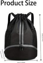 Soccer Bags, Drawstring Backpack Gym Bag with Shoe Compartment and Mesh Pockets for Soccer Basketball Volleyball Football Sports Gym