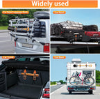 Shovel Mount Wall Mount ,4 Pcs Metal Rubber Clamps Axe Holder Mount Kit for Roof Rack Truck Boats Military Equipment and Tools