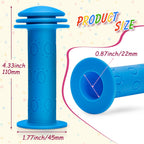 Bike Handle Grips Non Slip Rubber Bicycle Handlebar Grips for Kids Girls Boys Mountain Road Beach Cruiser Scooters Bikes