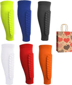 Shin Guards for Soccer, Lightweight Shin Pads for Kids Youth & Adult - Football Shin Defender Protective Gear, Comfortable Breathable Leg Guards