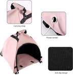 Laptop Tent, Sun Shade Waterproof Fabric Protective Hood for Computer Working Outside Accessories Part Glare Shield & Heat Reflective Awning Convertible Tote Outdoor (Pink) As Shown in the Picture -