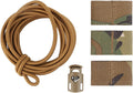 Tactical Flag Bungee Elastic Fastener Strap Shock Cord Retention Molle Webbing Loop Lock Secure Plate Carrier Attachment -