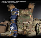 Tactical Flag Bungee Elastic Fastener Strap Shock Cord Retention Molle Webbing Loop Lock Secure Plate Carrier Attachment -
