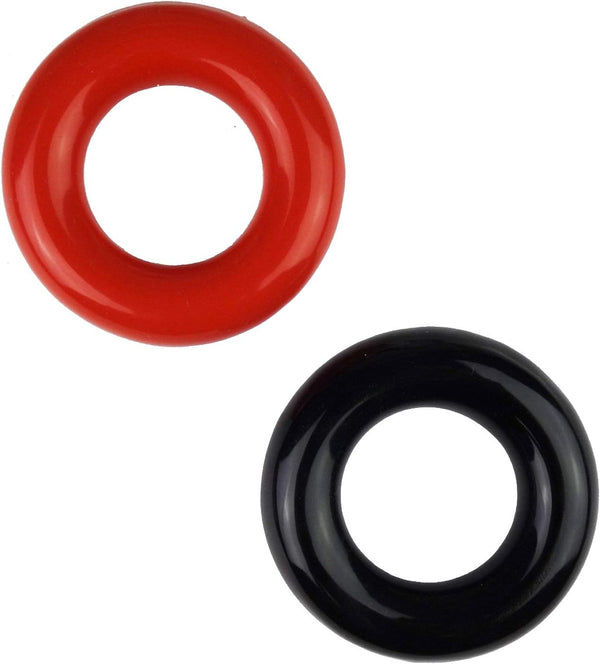 2 Pack Golf Club Swing Weight Rings Black and Red
