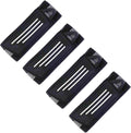 4 Pack Elastic Bike Bicycle Ankle Leg Riding Puttee Cycling Safety Bind Pant Bands Clip Strap Belt Fully Adjustable for Cycling, Jogging, Camping