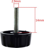 5 Pack Screws Nuts Caps for Fishing Spinning Reels Knob Power Handle Grip
