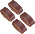 Leather Loop Keeper, Loops Belt Keeper Retainer Straps Replacement Reddish Brown 1.5"/1.6"