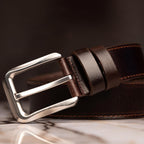 Leather Loop Keeper, Loops Belt Keeper Retainer Straps Replacement Reddish Brown 1.5"/1.6"
