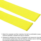 Taekwondo Colored Ranking Belts, Polyester Martial Arts Judo Karate Belt for Coach Teaching Practice Yellow 1.6IN x 7.2FT
