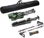 Folding Camping Chair Replacement Bag 47.2" x 5.5", Portable Storage Tent with Handle Strap for Outdoor Hiking Travel, Black - 5.5"