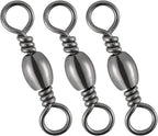 Barrel Swivels Fishing Tackles, for Salwater & Freshwater, Available from #16-#6/0, Leader Line Lure Connector - #16-18LB