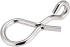 50 Pack Fly Fishing Snap 3 Sizes Stainless Steel Quick Change Lure Clip for Flies, Trout - XS(0.2")-50