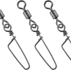 30 Pack Barrel Snap Swivels, Swivels Fishing Tackle Crane Rolling Coast Lock Lure Leader Line Connector Fresh&Saltwater - #4/0-198LB-30