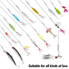 30 Pack Barrel Snap Swivels, Swivels Fishing Tackle Crane Rolling Coast Lock Lure Leader Line Connector Fresh&Saltwater - #4/0-198LB-30