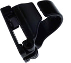 4 Pack Scuba Dive Universal Plastic Clip Snorkel Keeper Tube Holder, Black
