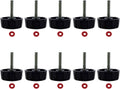 10 Pack Screws Nuts Caps for Fishing Spinning Reels Knob Power Handle Grip