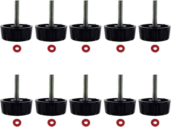 10 Pack Screws Nuts Caps for Fishing Spinning Reels Knob Power Handle Grip