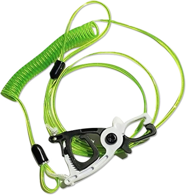 Cal Coast Donkey Leash - Floating Fishing Tether, Ultra-Strong Puncture-Free Clip, Marine Lanyard Tool