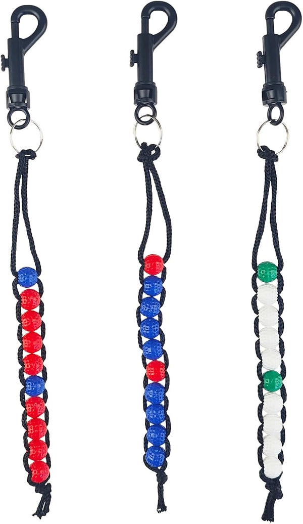 3/6/10/15 Pack Golf Bead Counter Stroke with Clip