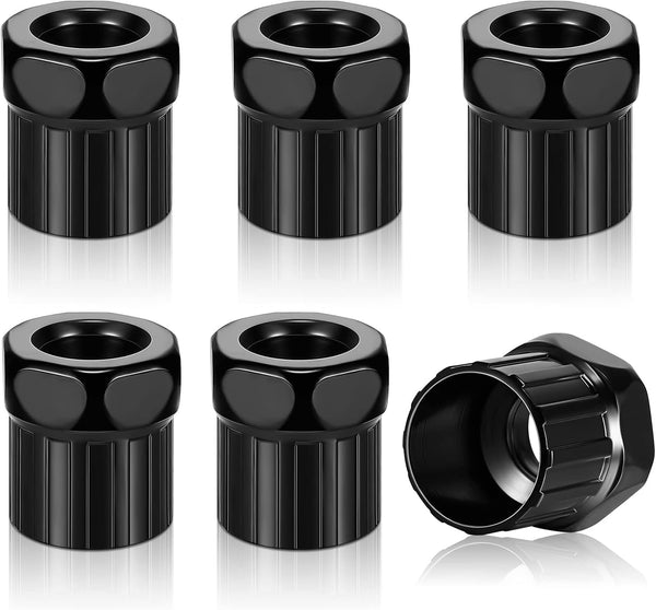 6 Pcs Bike Freewheel Remover Mountain Cassette Removal Tool Black Lockring for Repairing -
