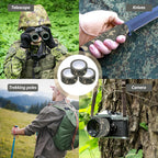 3 Rolls 2" x 32 ft Camo Tape, Self Adhesive Protective Camouflage Tape Waterproof Duct Non Reflective Fabric for Outdoor Hunting Military -