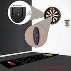 Dartboard Mounting Bracket,Dartboard Bracket Hanging Dartboards Professional,Black Black O Shaped