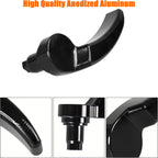 Harley Saddlebag Latches - Perfect Fit, Easy Installation Compatible for Touring Street Glide Electra Road King 2014-2023 (Black) Black
